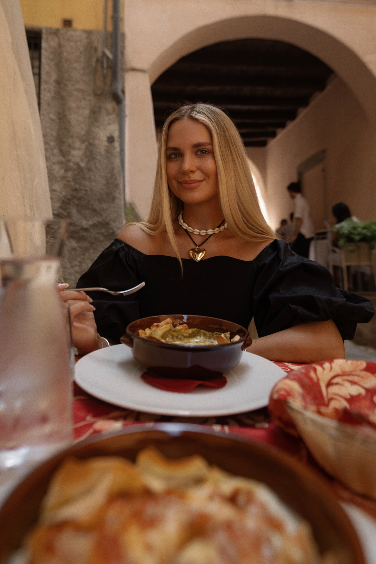 Ristorante Borgovino  which is an amazing restaurant for fresh pasta in Varenna.