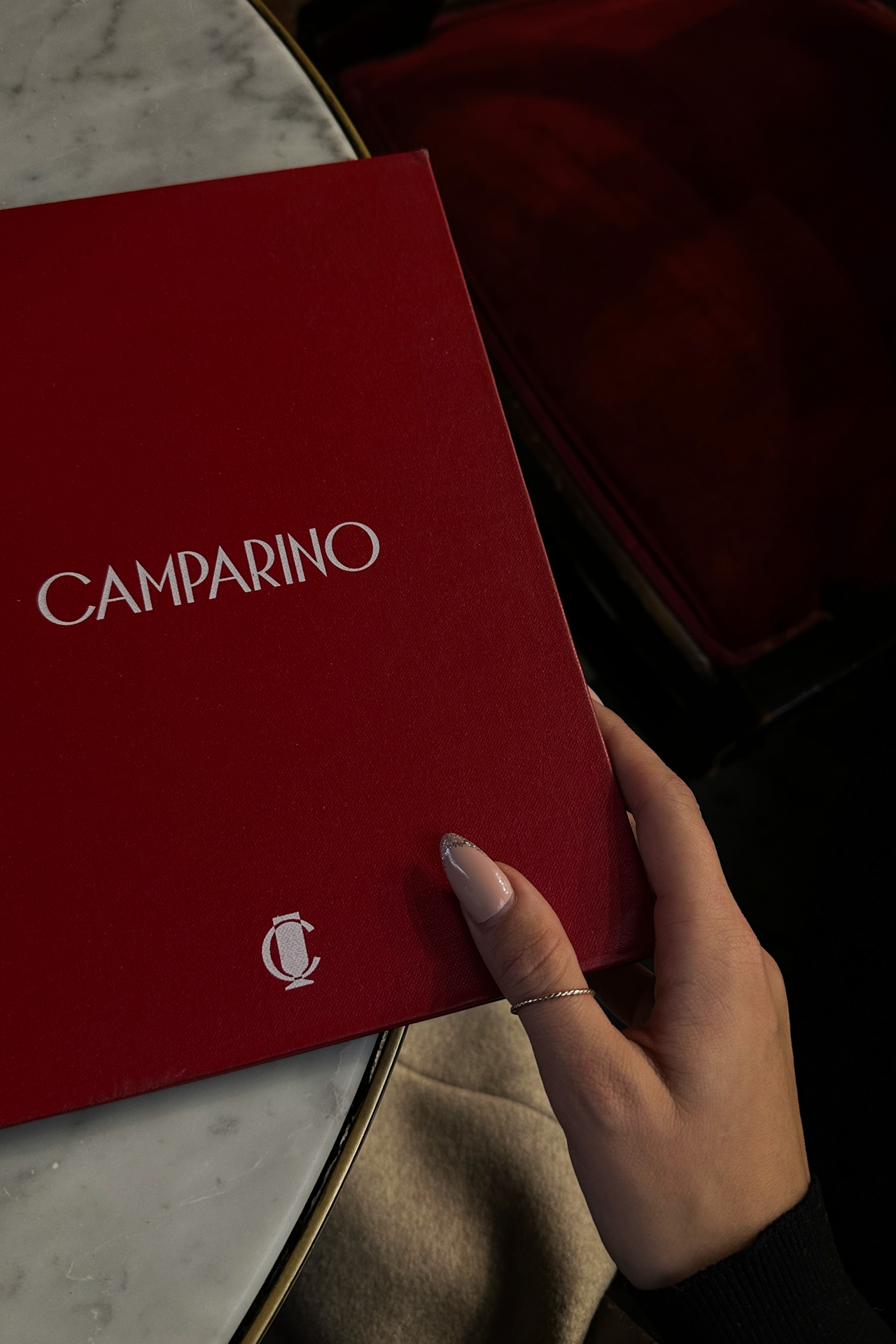 A nice cocktail bar names Camparino in the Galleria, Milan