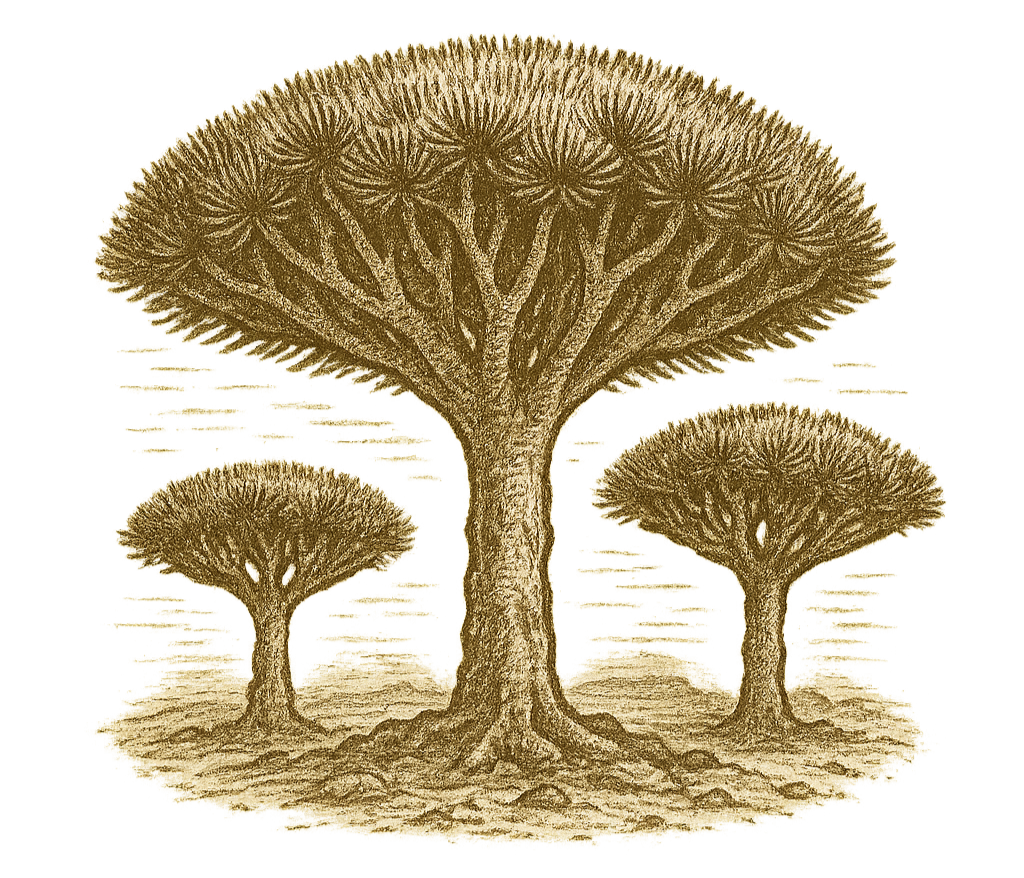 Dragon Blood Trees in Socotra