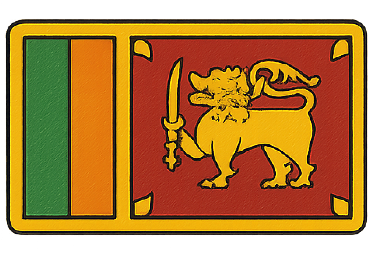 Flag of Sri Lanka