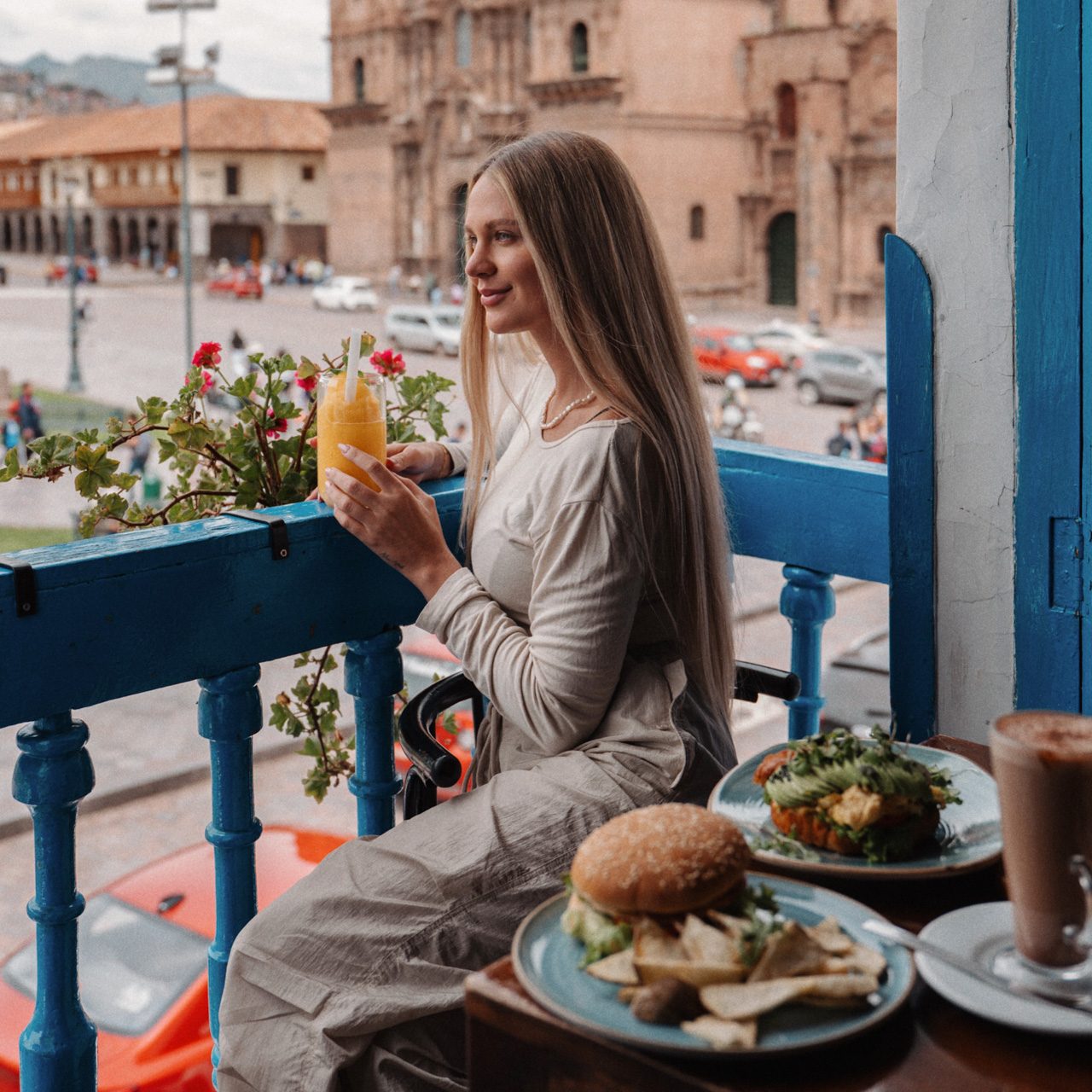 Food in Peru Breakfast in Cusco, Peru