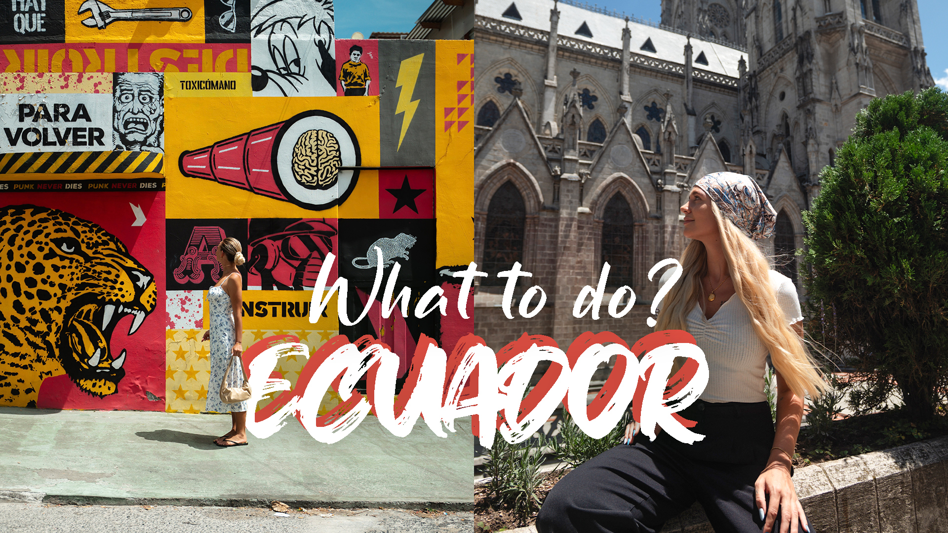 Ecuador YouTube Thumbnail - what to do in Ecuador?
